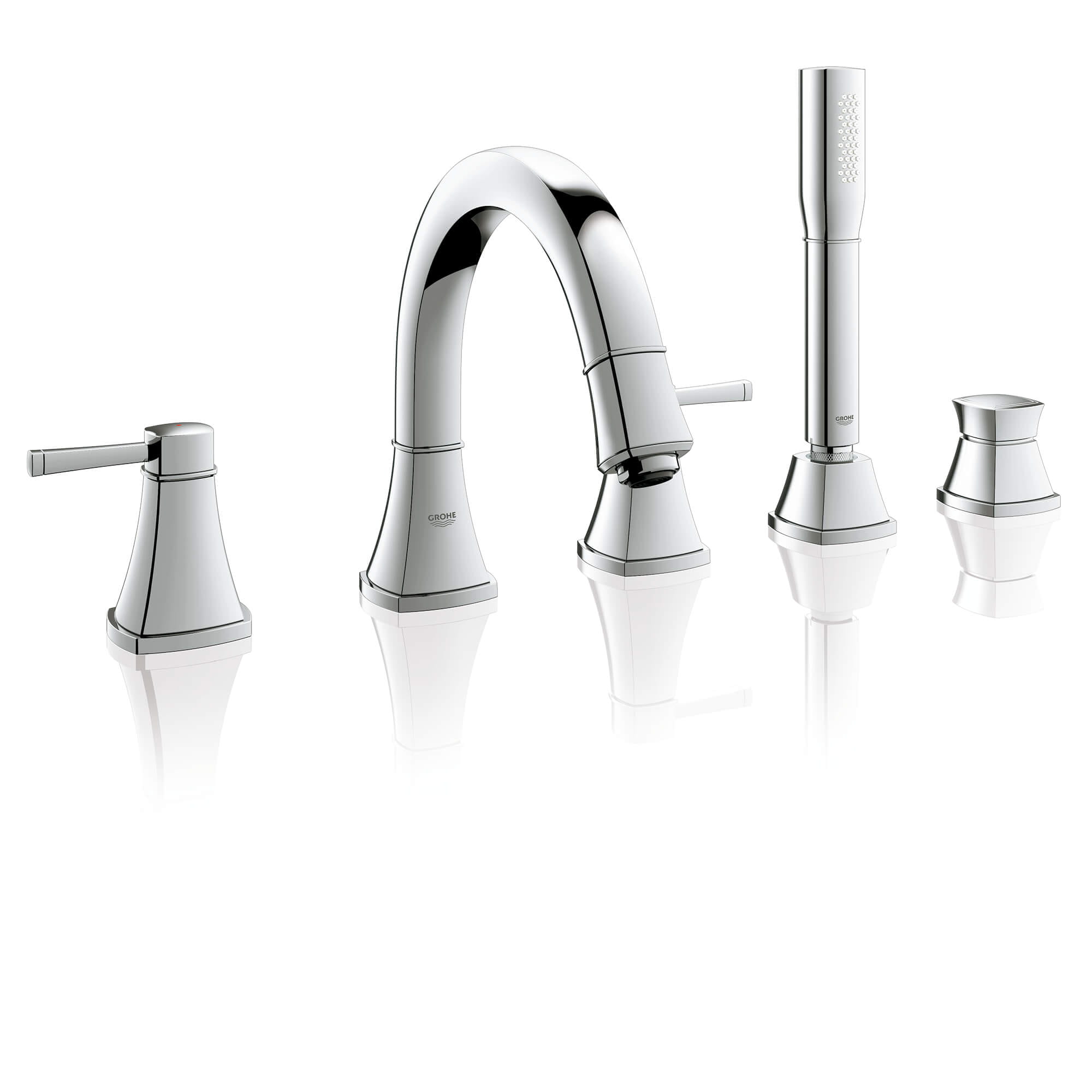 GrohFlex™ Roman Tub Filler With Personal Hand Shower